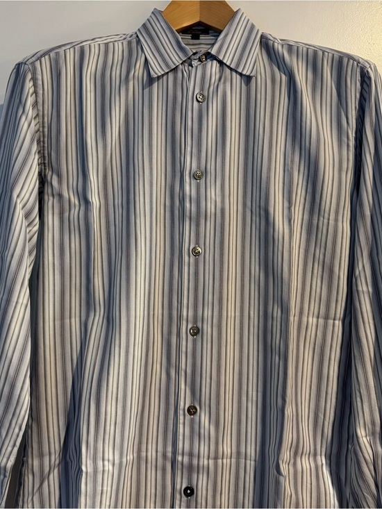 Salvatore Ferragamo Other - WONDERFUL SALVATORE FERRAGAMO ITALY STRIP SHIRT LONG SLEEVES COTTON SIZE S